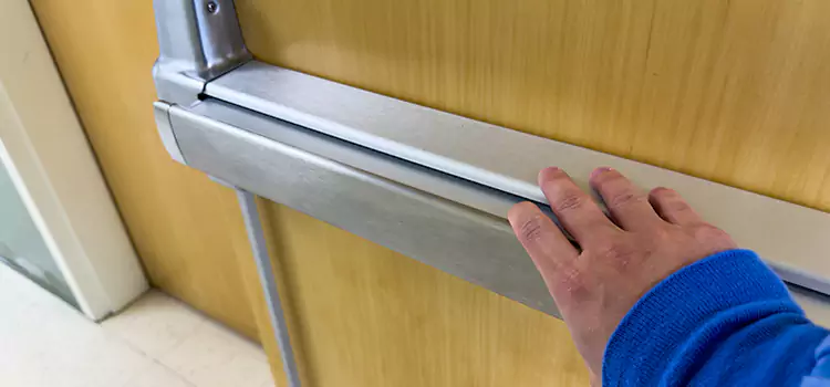 Installing a Push Bar on a Door Bossier City